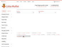 Tablet Screenshot of littlemuffet.com